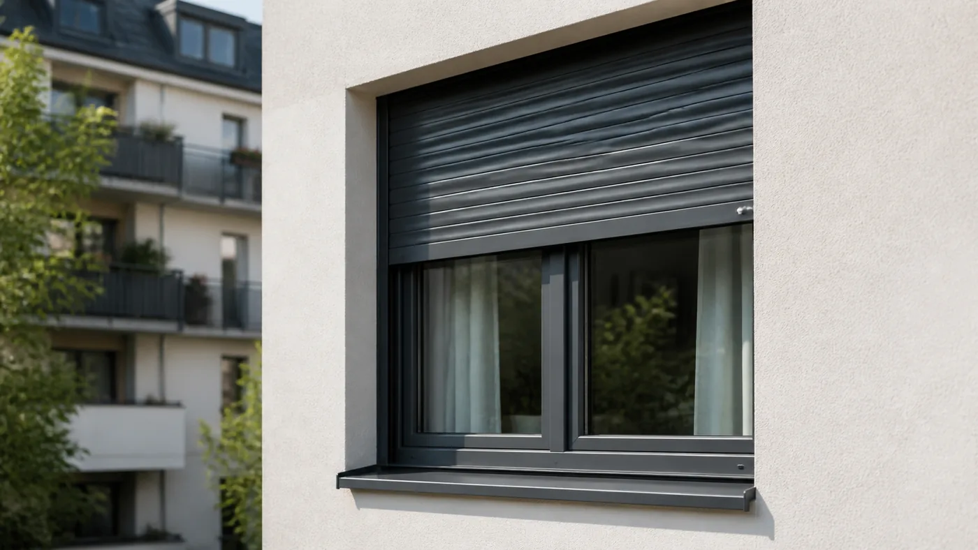 Rolladen Reparatur in 1030 Landstraße: Techniker prüft den Rolladenlauf am Fenster – Wien